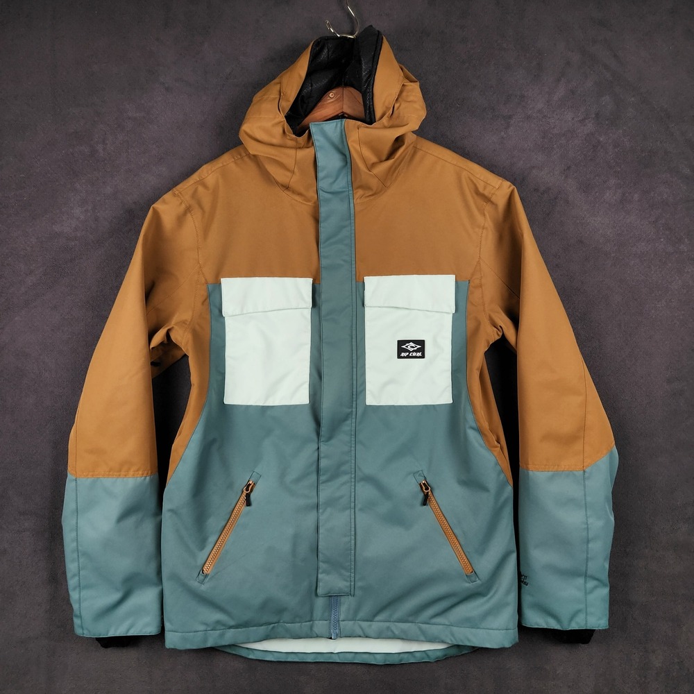 Rip Curl Pinnacle 10K/10K Snow Jacket Mens Medium Brown Sage 004MOU Anti-Series